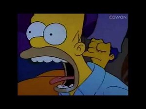 Homer Simpson Nightmare At Shera Film Logo The Lion Roars