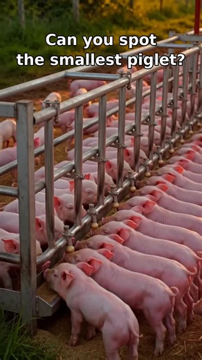 5,000 Tiny Baby Piglets Rush to Their Milk Feeders!🐷🍼 #shorts 5,000 tiny 2-day-old baby piglets rush to their milk feeders! Can you spot the smallest piglet?🐷🍼 #tinytummiesdaily #piglets #babyanimals #feedingtime