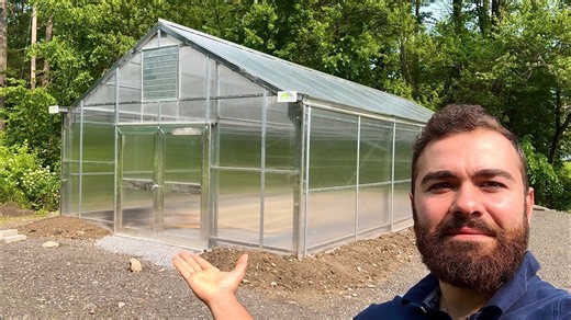 Building a Commercial Greenhouse for My Goldfish (Grow Span Series 2000 Full Construction)