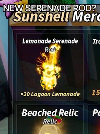 NEW SERENADE ROD?? 😱 #fisch #roblox