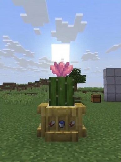 How to make a flower vase in Minecraft
