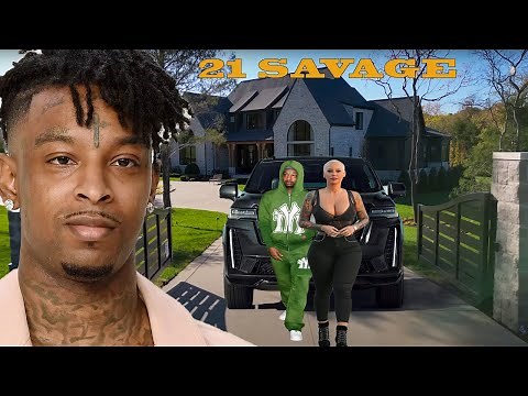 21 SAVAGE - The RICH Life - FORBES 2024 Net Worth ( Cars, House, Ice, Amber Rose )