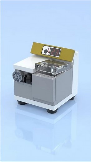 LEGO Mini Coin-Operated Washing Machine?! Tiny Laundry Just Got Awesome! 🧼💰✨