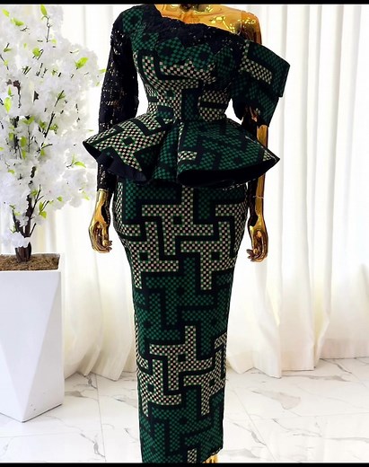 Stunning Ankara Peplum Style | African Print Fashion