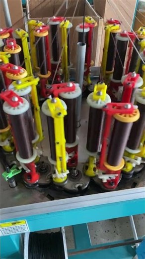 How a braid machine create Shoe lace or Braid Rope or Cord