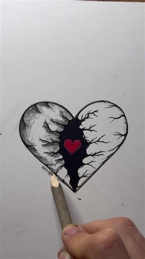Creative Broken Heart Tattoo Drawing Ideas