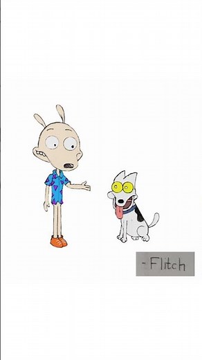 Rocko's Modern Life (Digital Drawing and SpeedPaint)