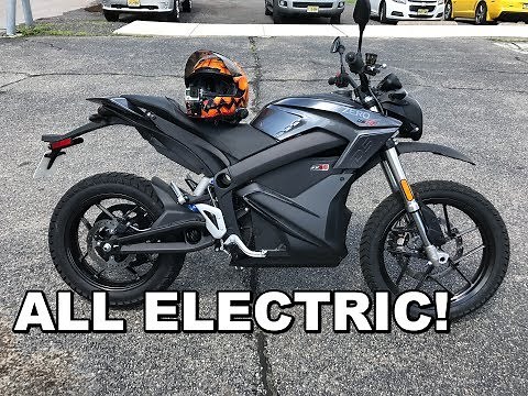 2017 Zero DSR Review - Test Ride. Completely ELECTRIC Motorcycle!