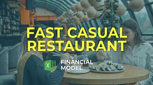 Fast Casual Restaurant Financial Model Excel Template | eFinancialModels