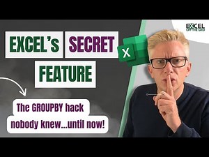 The Excel team kept this SECRET... GROUPBY does more than we think!