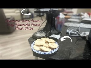 Homemade Butter Cookies | Easy KitchenAid Classic Mixer Recipe #kitchenaidmixer #kitchenaid