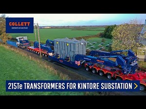 Two 215Te Super Grid Transformers, from Stafford to Kintore Substation