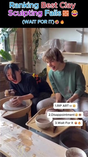 🧱😂 RANKING THE BEST CLAY SCULPTING FAILS! | TRY NOT TO LAUGH🤣🔥 #shorts #funny #clayart #fails