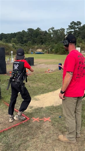 This stage was very unique. Spinners for each gun. Shooting pistol from a trailer going 8mph. It was tough but fun! @memorialvalor 3-Gun has a little of everything and some of the most unique stages in the country. | Mark Kronk