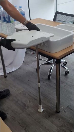 [포프베베] 다기능 아기비데(세면대형) 지지봉 24kg 하중 지지 테스트 / 사용 제한 약 12kg