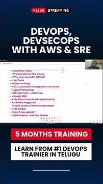 3X GATE Qualified Trainer | DevOps & SRE Training Telugu #devopsonlinetraininginhyderabd