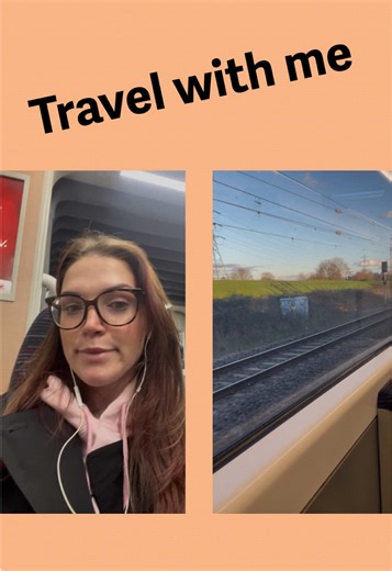 Slightly eventful journey. I always make mistakes navigating so give myself plenty of time! Video description: Katie waves and spins round in her office chair and the video transitions to a wide pavement where I am walking and holding my laptop. Then i video the tube pulling away from the station and show the empty carriage. Then it fades into a shot outside of kings cross station from a coffee shop and cuts to me walking holding a coffee listening to music through wired earphones. Then it fades