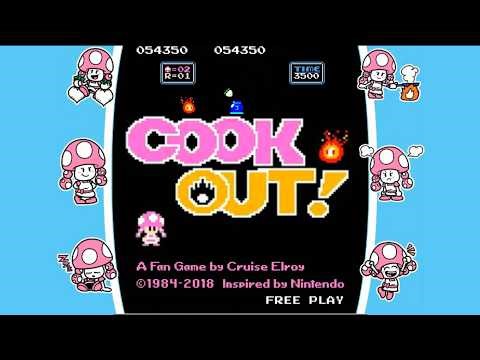 PC Gameplay - Cook Out! | Toadette Arcade Fan Game (by Cruise Elroy 2018) | Gameplay by Nimaginendo