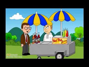 brian sells hot dogs while grounded last brian video
