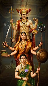 आदिदेव on Instagram: "Khandoba, Martand Bhairav, Mhalsa & Banu – Their Divine Story Lord Khandoba, worshipped as Martand Bhairav (mainly in Maharashtra and karnataka), is the fierce warrior form of Shiva who protects devotees from evil and blesses them with courage. His wife Mhalsa, also known as Mahalasa Narayani, is an incarnation of Parvati and is celebrated for her enchanting Mohini-rup—a beauty symbolizes purity, wisdom, and irresistible grace. Banu/Banai, a devoted Dhangar woman, represent