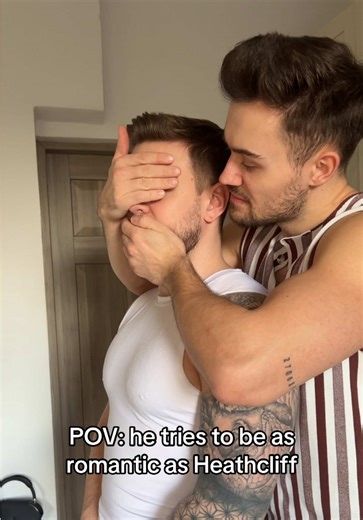 Gay Couple's Romantic Heathcliff Impression