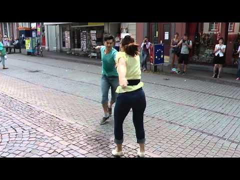 Swingtanz Flash mob Heidelberg Uniplatz SwingStep