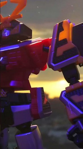 Power Rangers Samurai Megazord Takes on Godzilla! #powerrangers