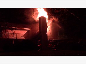 Firefighters Battle Chimney Fire
