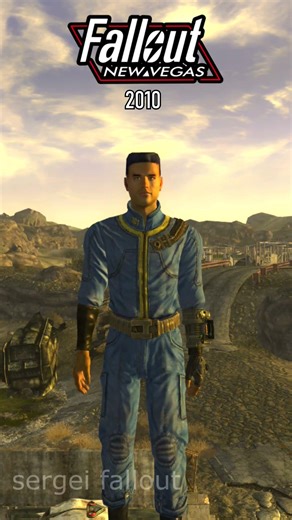 Fallout Vault 101 jumpsuit Then vs Now |#fallout4 #fallout3 #gaming #games #gameplay