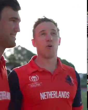 665K views · 10K reactions | Behind the scenes for  celebrations! Emotional scenes as the Netherlands book their spot in the #CWC23  | ICC - International Cricket Council | Facebook