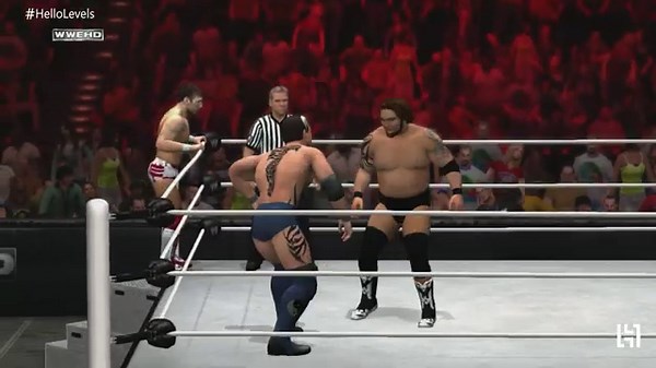 WWE 12 Road To WrestleMania Mode Part 3 - Hero Story - Jacob Cass with Bryan vs Harris & Gabriel
