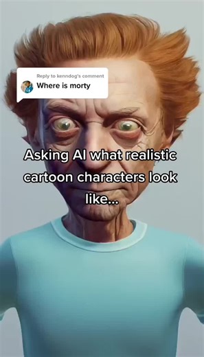 Realistic Cartoon Characters: AI Artwork Reveals Surprising Looks