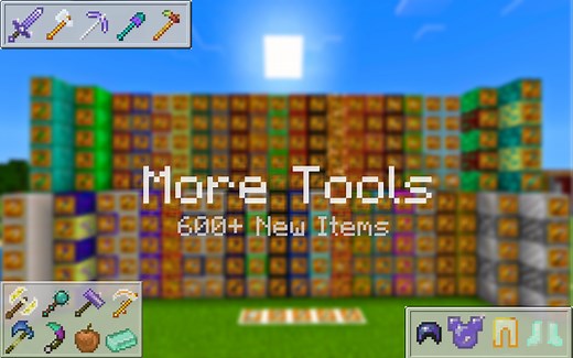 【Minecraft】基岩版 更多的工具Addons，不止有更多工具~