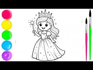 Easy Princess Drawing for Kids ✏️ | Step by Step Guide |