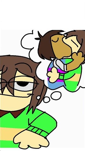 Chara and Frisks Fight - Deltarune Comic Dub #undertalememe #deltarunememes