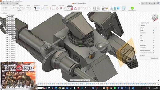 3D modeling Ring of Red AFW