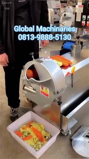 automatic vegetables cutting machine #foodtech #machine #food #vegetables #fyp #cutter #kitchen