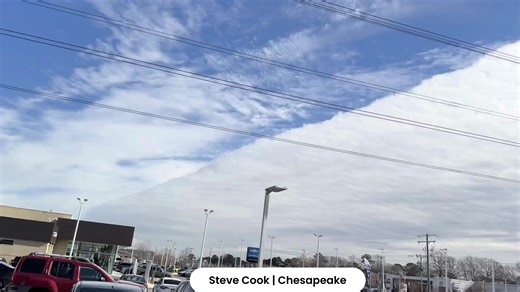 Did you see these cool clouds today? We asked Chief Meteorologist Jeff Edmondson to explain what these clouds are called. https://www.wavy.com/weather/weather-photos/really-cool-cloud-formations-captured-by-wavy-viewers/?utm_medium=social&utm_source=facebook_WAVY_TV_10 | WAVY TV 10