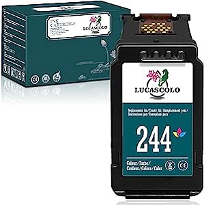 Remanufactured Ink Cartridge Replacement for Canon 244 CL-244 246 CL-246 Color to Used with Pixma TR4520 MX490 MG2522 MX492 MG2520 TS3122 TR4500 MG2500 TR4522 TS3300 TS3429 TS3322 Printer