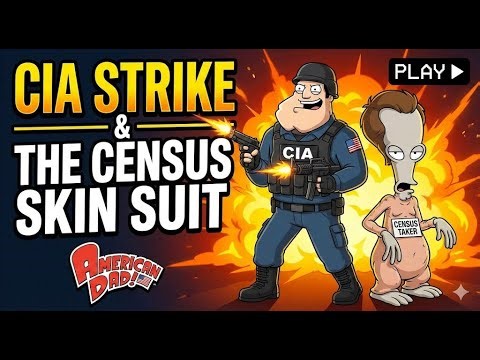 American Dad Best Moment | CIA Strike & The Census Skin Suit