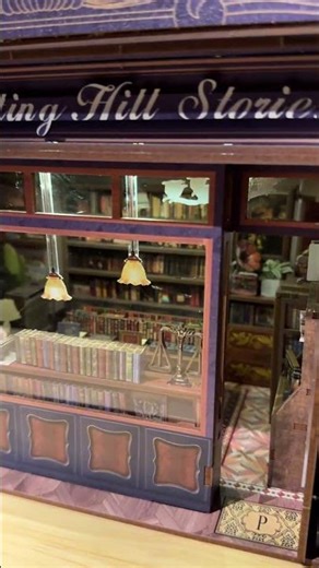 DIY Miniature House Kit, The Notting Hill Stories #dollhouse #collection#miniature #booknook