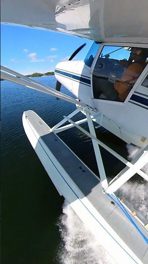 Maule M5 landing on floats! #alaska #aviation #floatplane #flying #maule #seaplane #floatplanes