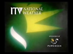 ITV National Weather plus Tyne Tees Continuity - 1996