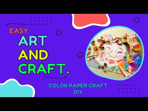 Paper Crafts | Crafts with Paper | Kids Craft DIY | Color Paper Craft Ideas