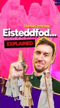 How much do you know about the National Eisteddfod? Here's Doctor Cymraeg to explain! 🎪🗡🤭