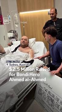 $2.5 Million Raised for Bondi Hero Ahmed al-Ahmed