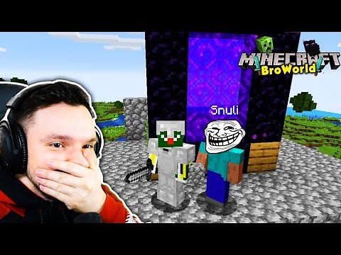 MINECRAFT ABER MEIN FREUND SCHLÄGT MICH IN LAVA! | Minecraft BroWorld #2