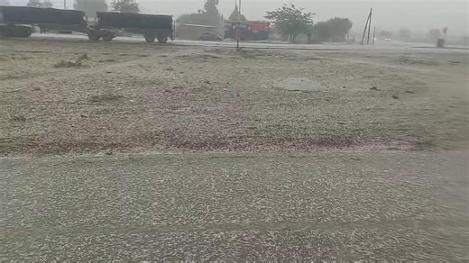 Hail in Lichtenburg, North-West yesterday. Heavyman Hlungwani | We Are South Africans