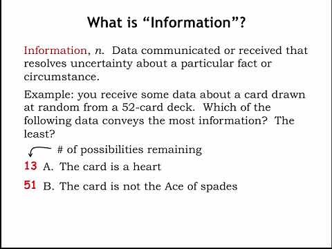1.2.1 What is Information?