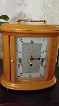 Tischuhr Kaminuhr fireplaceclock tableclock Hermle Westminster Melodie Germany